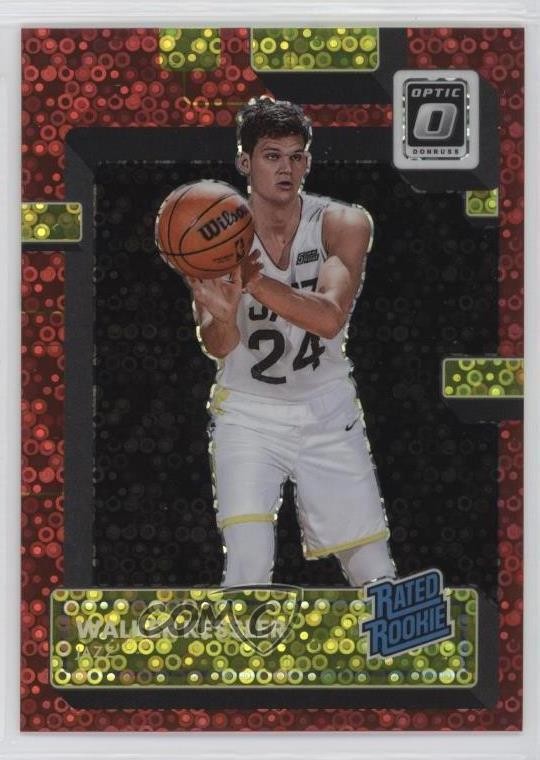 2022 Donruss Optic Fast Break Red Prizm 64/75 Walker Kessler #213 Rookie RC 0ey4