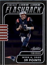 2020 Absolute Fantasy Flashback #3 Tom Brady - NM-MT