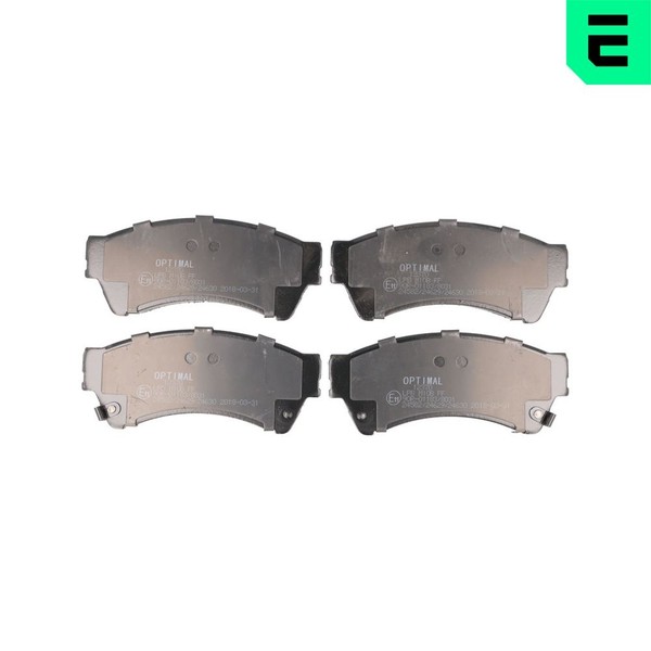 Optimal Bremsbelagsatz Scheibenbremse BP-12370 FüR Mazda GH Sport MZR Ghefp GH14-image