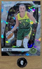 Nika Mühl 2024-25 Panini Prizm Silver Ice Prizm Rookie #75 Seattle Storm