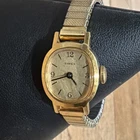 Vintage Timex Gold Tone Women’s Windup Watch stretch Band