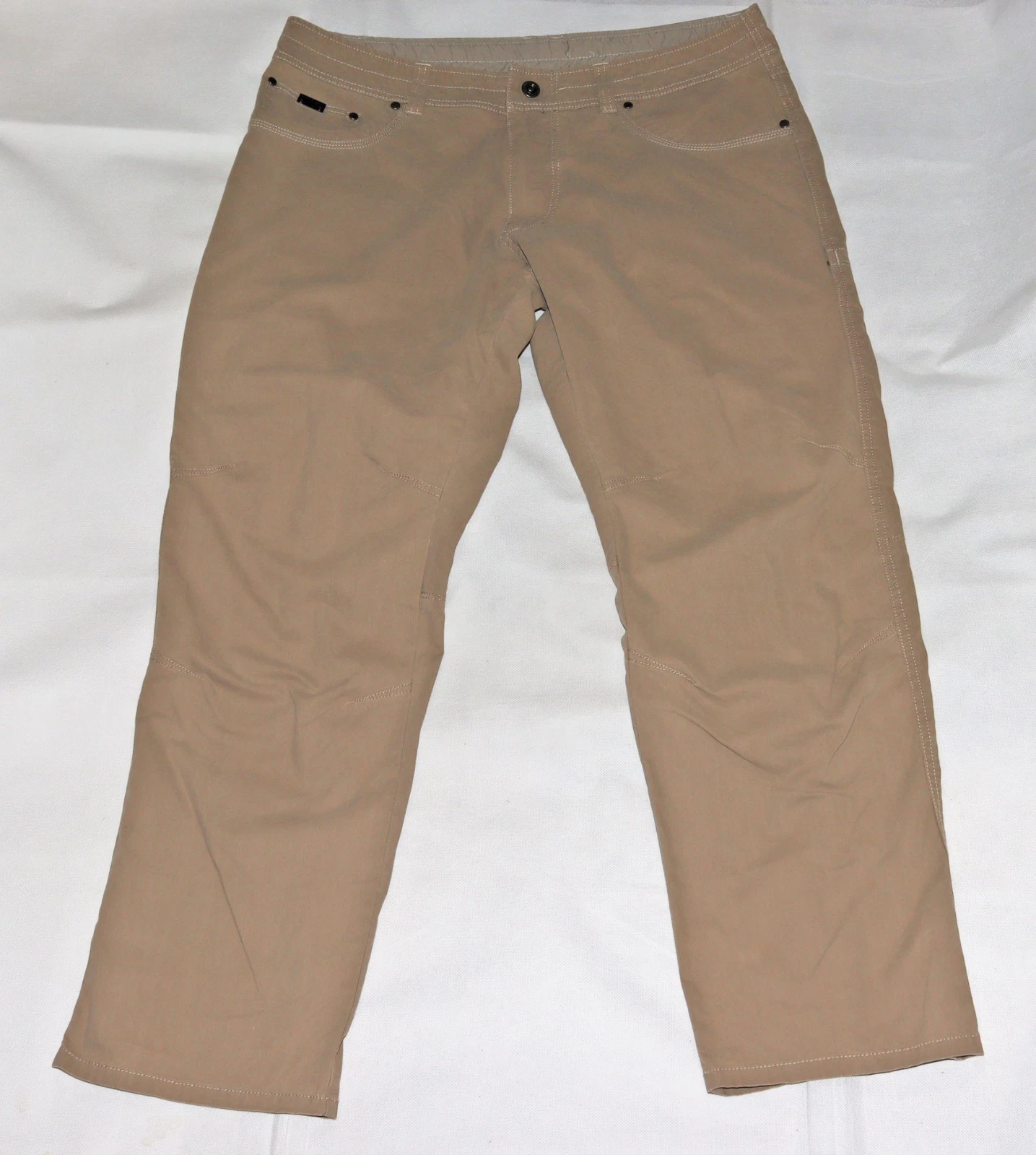 Kuhl Revolvr Men's 36X30 Hiking Stretch Pants Brown Pocket Rivets 7 Pkts
