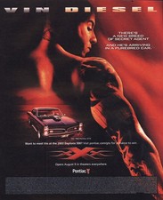 2003 Pontiac Daytona 500: Vin Diesel Vintage Print Ad