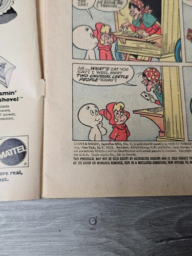 Casper & Wendy #1. Pubblicazioni Harvey 1972 - Foto 8 di 21