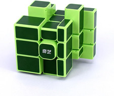 Cubo espejo Liangcube 3X3 cubo de velocidad sin pegatinas (edición estándar verde)