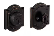 Baldwin Prestige Single Cylinder Venetian Bronze Arched Deadbolt 380 ARB 11P SMT