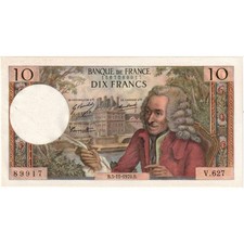 [#335964] France, 10 Francs, Voltaire, 1970-11-05, V.627, UNC
