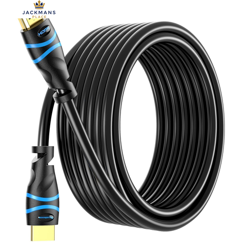BlueRigger 4K HDMI Cable 10M (4K 30Hz, HDR10, in-Wall CL3 Rated, High