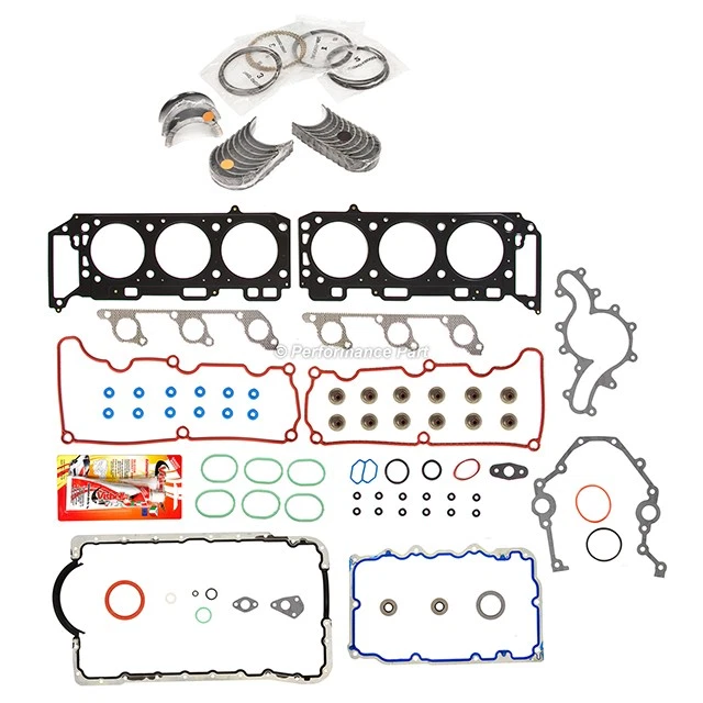 Conjunto completo de anéis de rolamentos de junta ajuste 2002 Mercury Mountaineer 4.0 SOHC - Imagem 2 de 4