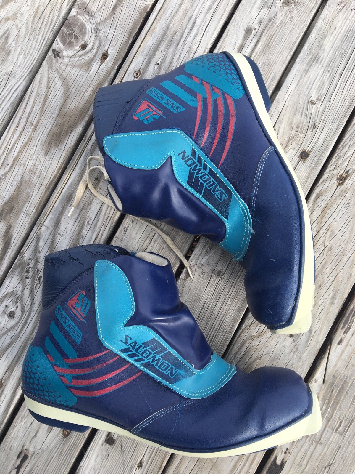 Salomon 511 stivali da sci di fondo profilo SNS taglia 46 EU 12 5 uomo statunitense (indossare)