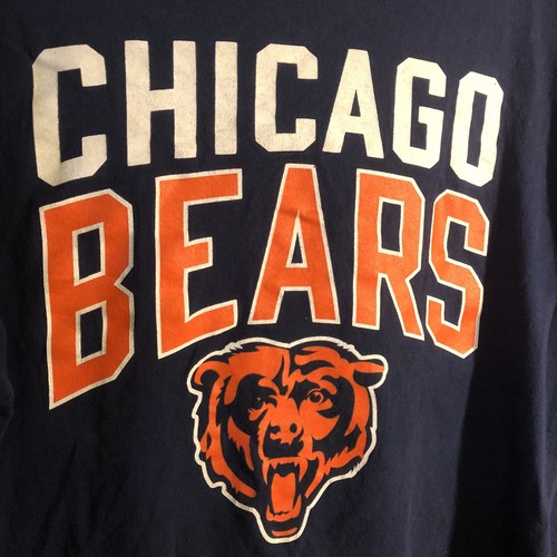 Chicago Bears T-Shirt Herren L von Junk Food Langarm Baumwolle Grafik Blau - Bild 5 von 7