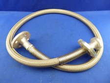 Wąż metalowy 200cm wąż falisty pierścieniowy DN25 kołnierz Din 2673/74 wąż elastyczny