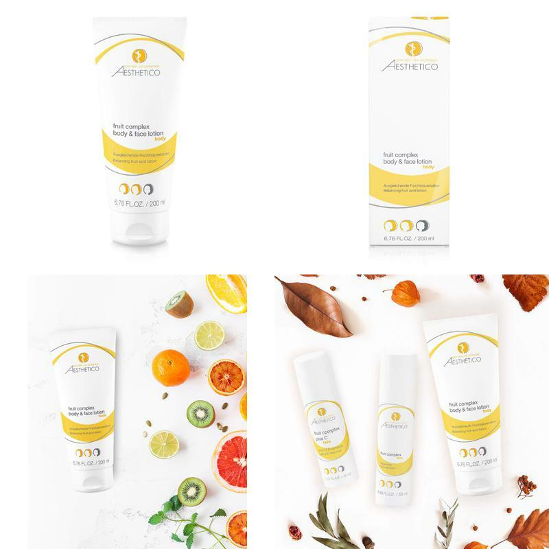 aesthetico fruit complex body & face lotion