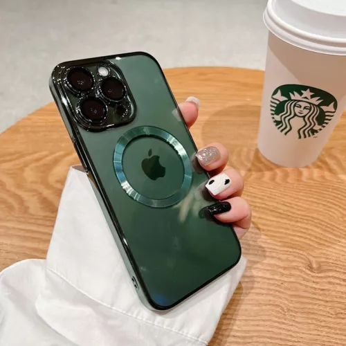 Etui na Apple iPhone 16 15 14 13 12 Pro Max odporne na wstrząsy magnetyczne silikonowe etui - Zdjęcie 10 z 30