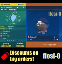 6IV Shiny Mabosstiff Pokemon Scarlet and Violet