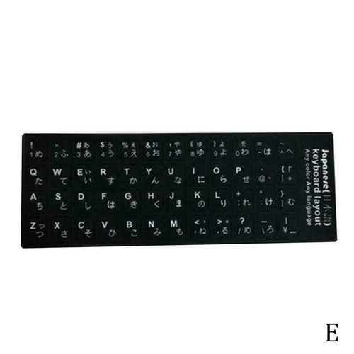 Black&White Standard Keyboard Stickers For German/English/Spanish AU S9P4 - Picture 16 of 20