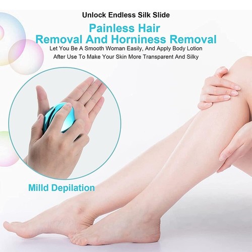 Painless Safe Physical Hair Removal Epilators Crystal Hair Eraser f Body Arm Leg - Picture 6 of 16