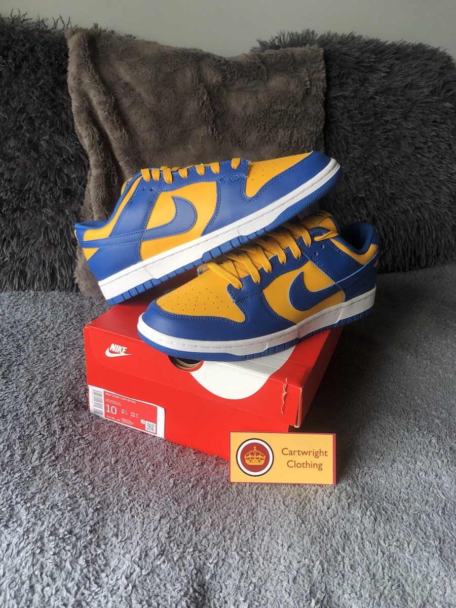 Nike Dunk Low Retro 'UCLA' IKEA | Blue Jay/University Gold/White