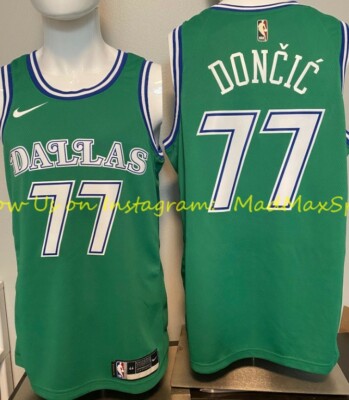 Luka+Doncic+Dallas+Mavericks+Nike+Hardwood+Classic+Edition+Swingman+Jersey+M+44  for sale online