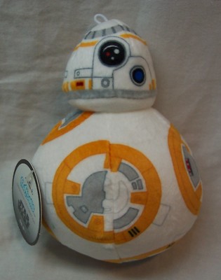 HALLMARK FLUFFBALLS Star Wars BB-8 DROID PLUSH BALL ORNAMENT Stuffed Animal Toy