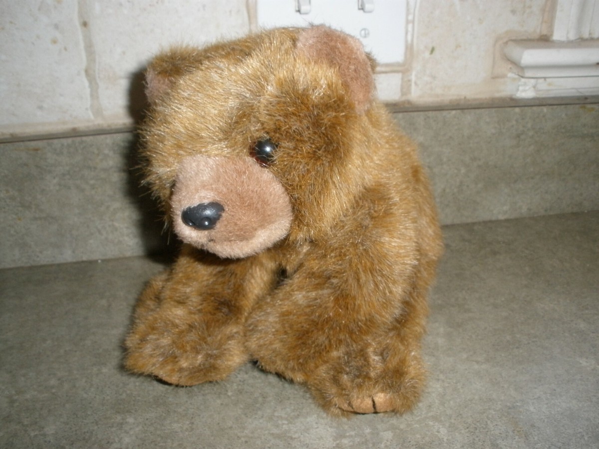 Ty Classic FOREST Brown Bear Plush Beanie Buddy Buddies Stuffed Baby 1997  (P7)