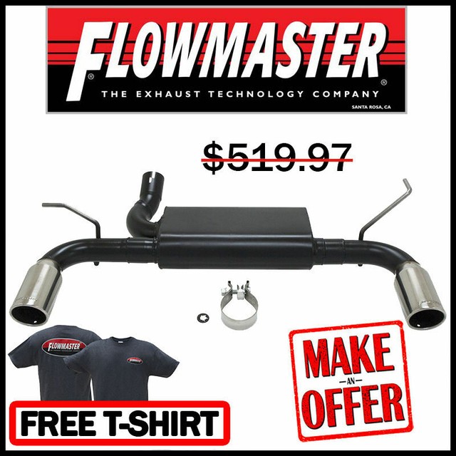 Flowmaster Axle Back Exhaust Jeep Wrangler