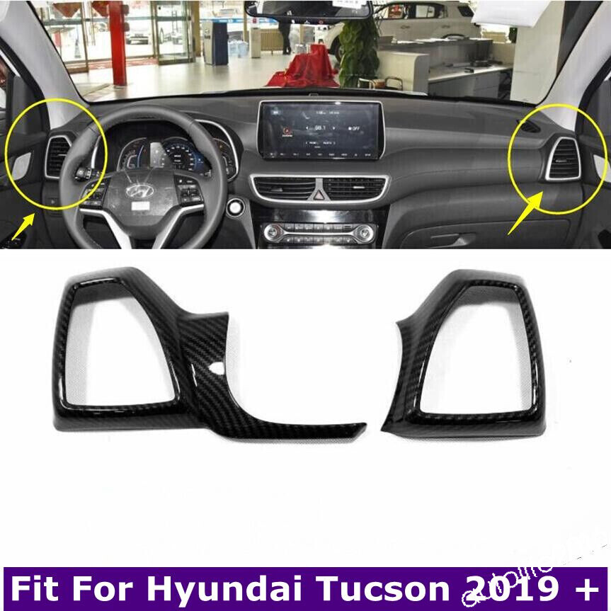 Accessories Dashboard Side Air AC Outlet Decor Trim For Hyundai Tucson 2019-2020