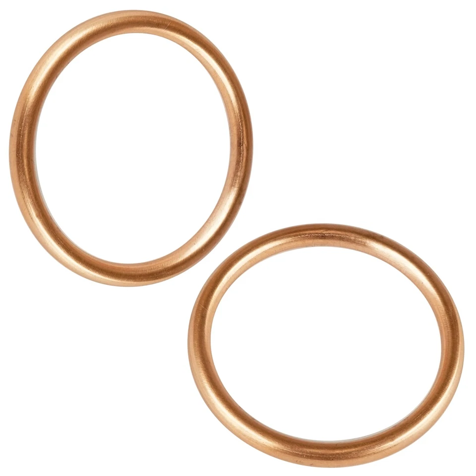 2 juntas de tubo de escape para Honda Ft500 Ascot 500 1982 1983 Foto 4 de 4