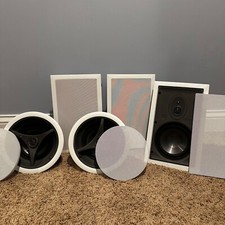Zestaw 5 głośników Elan Home Systems MM650 M Surround Sound Audio w głośnikach ściennych