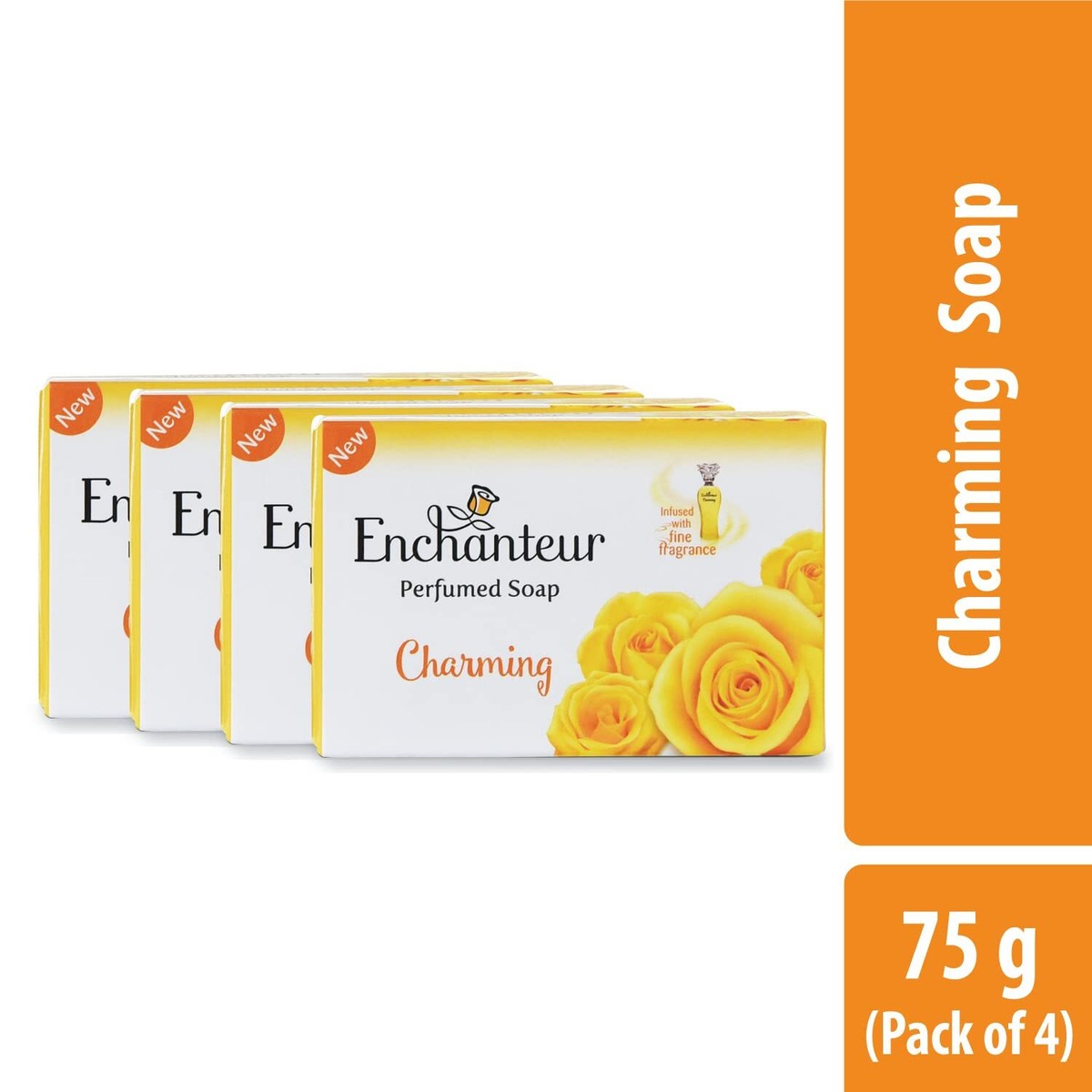 Enchanteur Charming Perfumed Bar Soap for Women with Skin