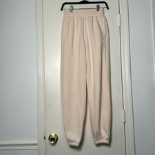 Adidas Women's Adicolor Essentials Wonder White Fleece Lined Sweatpants Joggers