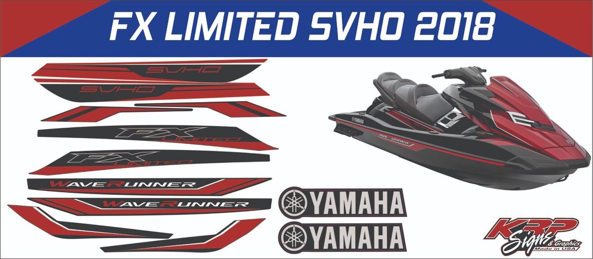 YAMAHA WAVERUNNER FX LIMITED SVHO 2018 Graphics / Decal YAMAHA WAVERUNNER FX LIMITED SVHO 2018 Graphics / Decal