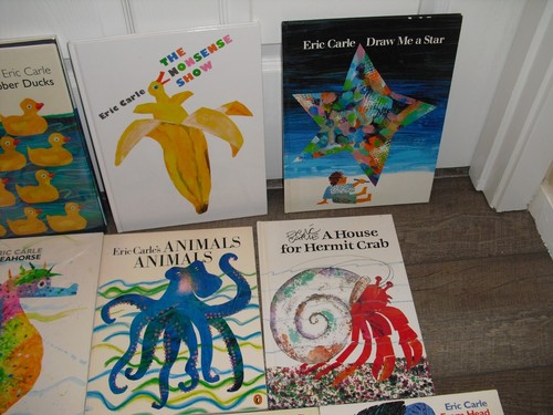 Lot of 12 Eric Carle Books Hardback & Paperback My Cat Brother Bear Dragons - Picture 3 of 5