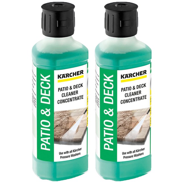 Karcher Genuine Patio Deck Pressure Washer Cleaner Detergent Fluid X 2 500ml for sale online eBay