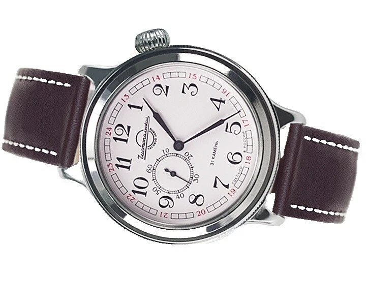 Correa de Cuero Sintético Vostok Relojes de pulsera analógico