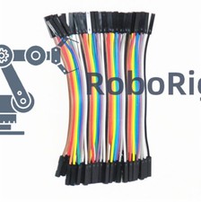 40PCS Dupont Wire Jumper Cables 10cm Female To Female 1P-1P For Arduino
