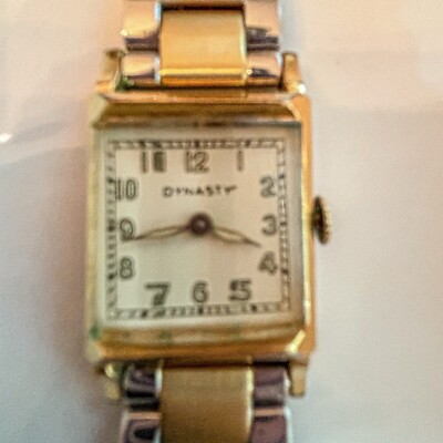 Vintage Dynasty Ladies Watch Wind Up With Prism Face, Stylish Piece New Battery