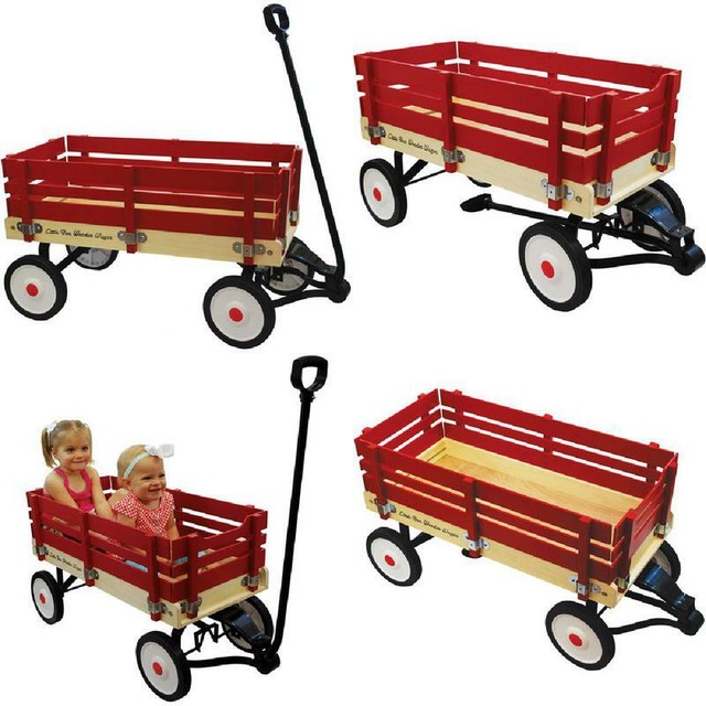 little wooden wagon