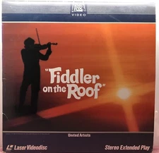 LD LASERDISC “Fiddler On The Roof” Movie Stereo LD Extended Play