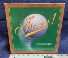 FORE! The Professionals Golf Board Game - Ages 8 and Up - Complete - Golfing