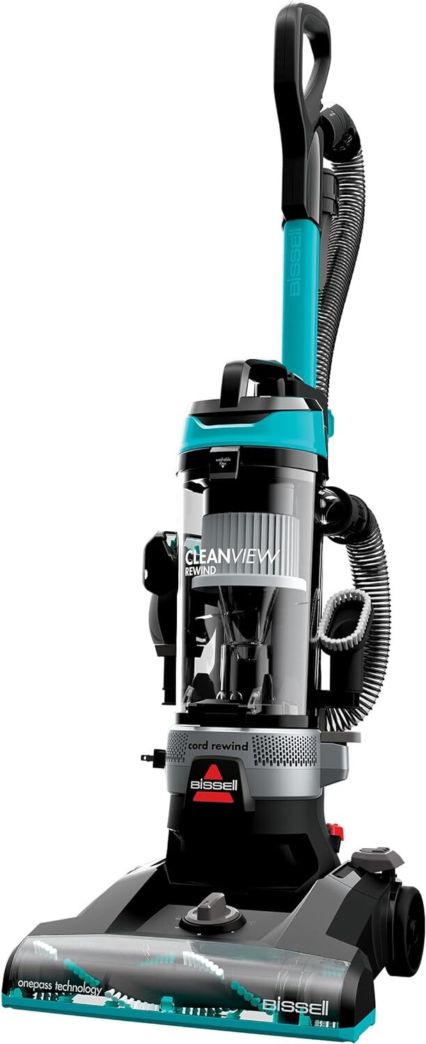 CleanView Rewind Upright Bagless Vacuum w/Automatic Cord Rewind & Active Wand, 3