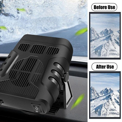 Car Heater 12V 120W Portable Electric Heating Fan Defogger Defroster Demister - Picture 5 of 23