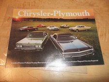 1973 Chrysler Plymouth Road Runner Duster FURY Dealer  Brochure Book 7.5" x 11"
