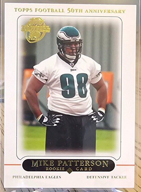 2005 Topps Mike Patterson RC #391 Eagles