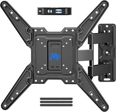 Flat TV Wall Mount Swivel and Tilt Full Motion for 26-55Inch up to 77lbs