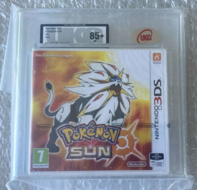 BRANDNEU SEALED POKEMON SONNE FÜR NINTENDO 3DS UKG GOLD GRADED 85+