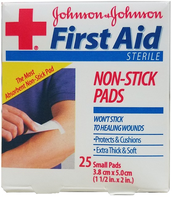 Johnson & Johnson First Aid Sterile Non Stick Extra Thick Soft Pads