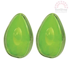 100% Genuine! Pack of 2! Tulz Save-A-Half Avocado Saver Container Green! 