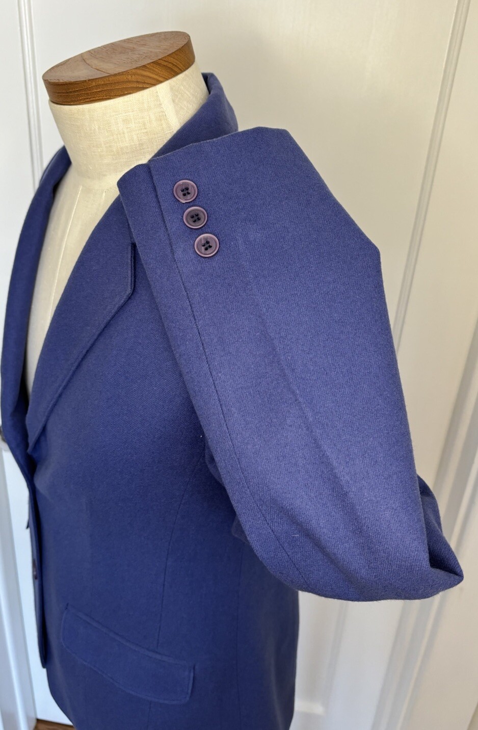 Vintage Pendleton Lilac Periwinkle Solid Jacket P… - image 6