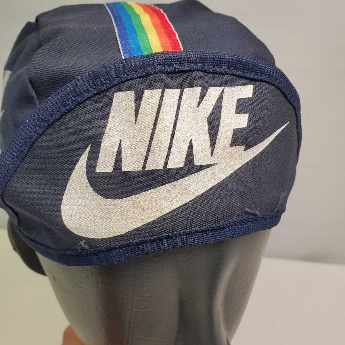 70s 80s NIKE vintage cap ネイビー　ナイロン 70s 80s NIKE vintage cap ネイビー ナイロン - メルカリ